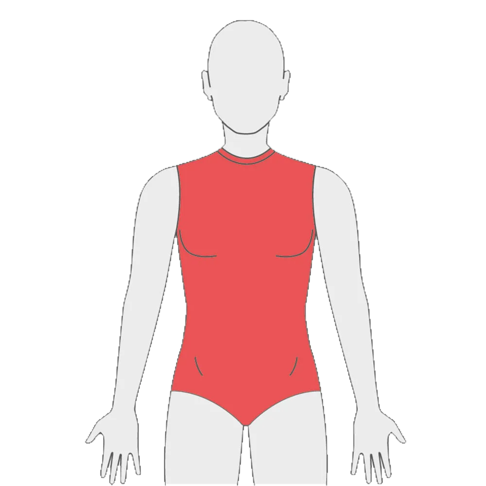 New Jobskin® Premium Leotard No Sleeves - PO 0530