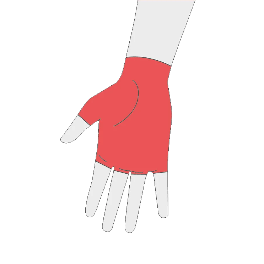 New Jobskin® Premium Interdigital Web Spacer Glove - PO 0036