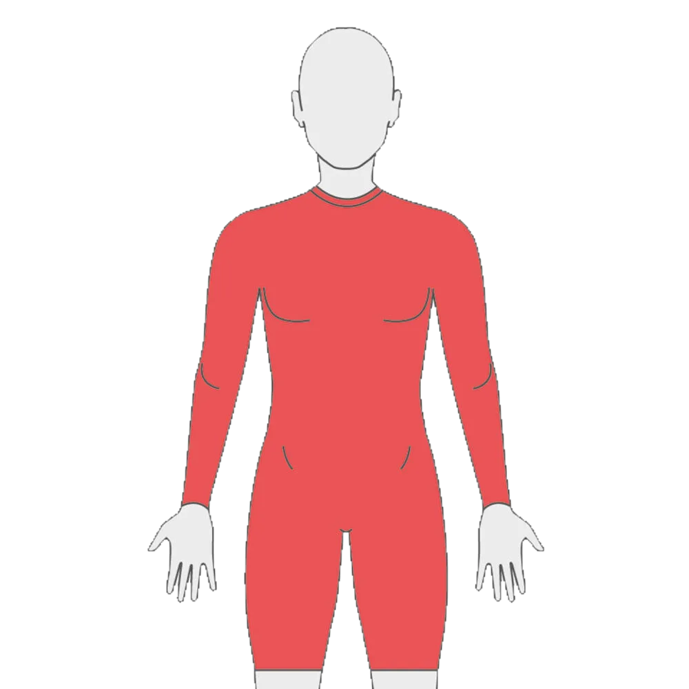 New Jobskin® Premium Body Suit Long Sleeves - PO 0560