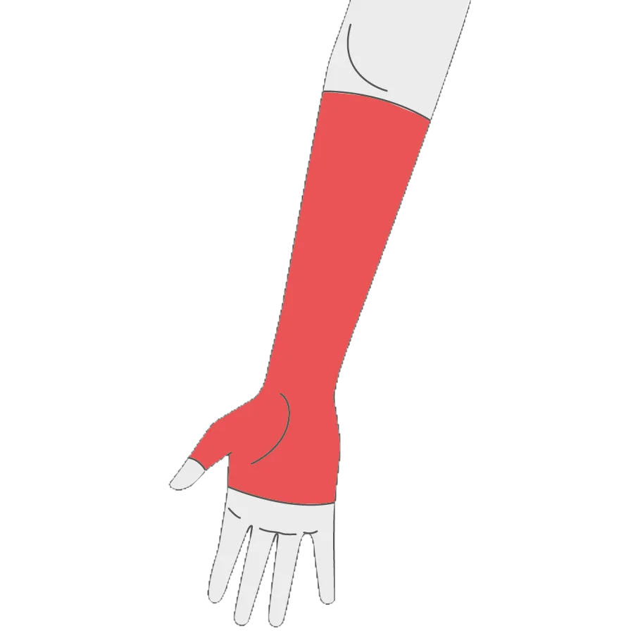 New Jobskin® Premium Gauntlet above wrist - (over 7.6cm) - PO 0536