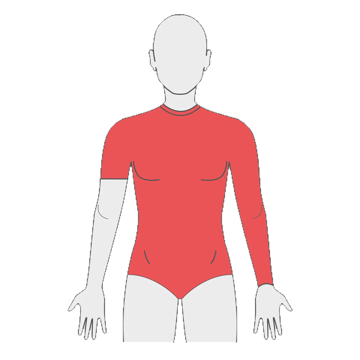 New Jobskin® Premium Leotard Short or Long Sleeves - PO 0531