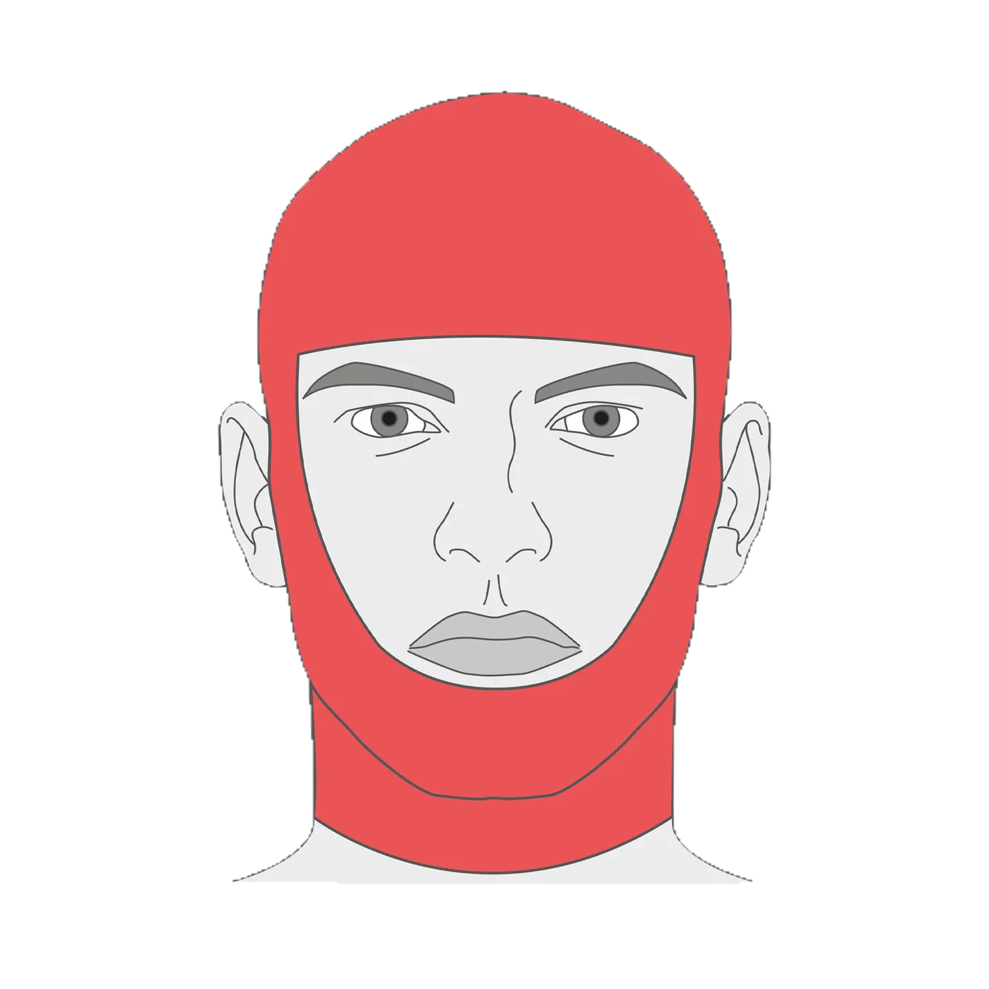 New Jobskin® Premium Open Face Mask - PO 1158